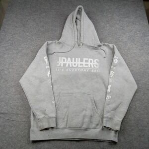 Jake Paul Hoodie Mens Large Gray JPaulers It's Everyday Bro Team 10 Pullover